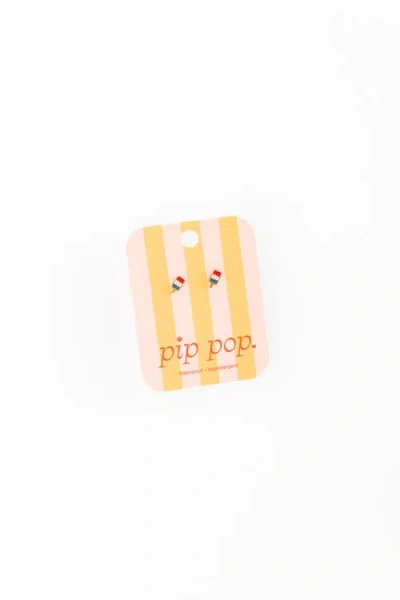 Pip Pop Patriotic Pop Stud Earrings
