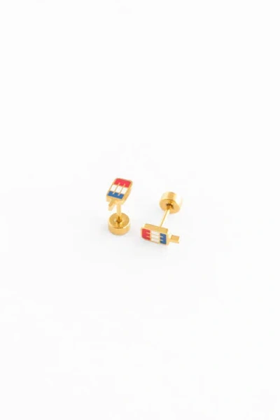 Pip Pop Patriotic Pop Stud Earrings