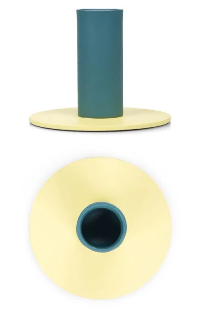 British Colour Standard Tall Two Tone Candle Holder