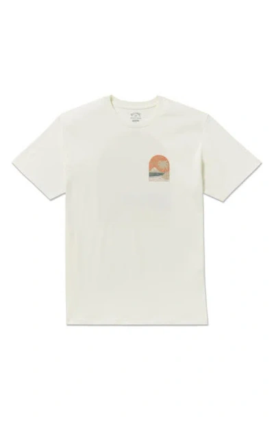 Billabong Coastal Range Adventure Division Cotton Graphic T-shirt In Metallic
