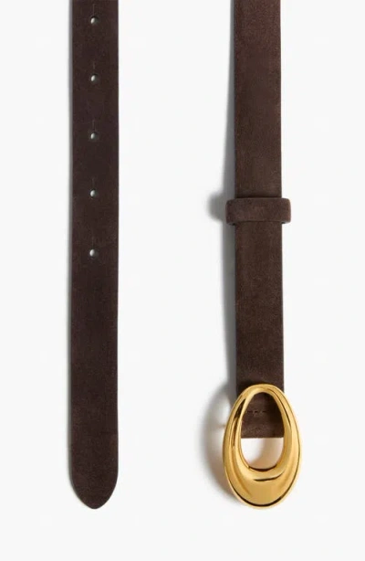 Khaite Olivia Suede Belt