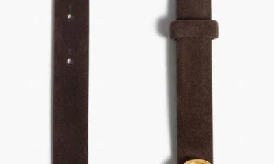 Khaite Olivia Suede Belt