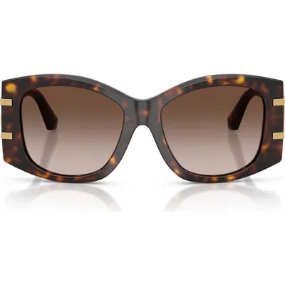 Dolce & Gabbana Dolce&gabbana 54mm Gradient Butterfly Sunglasses