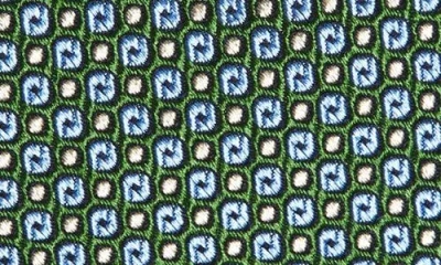 David Donahue Geometric Silk Tie
