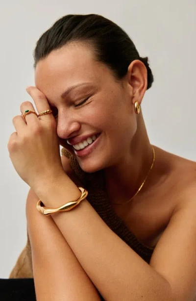 Missoma X Eny Lee Parker Puffy Open Cuff Bracelet