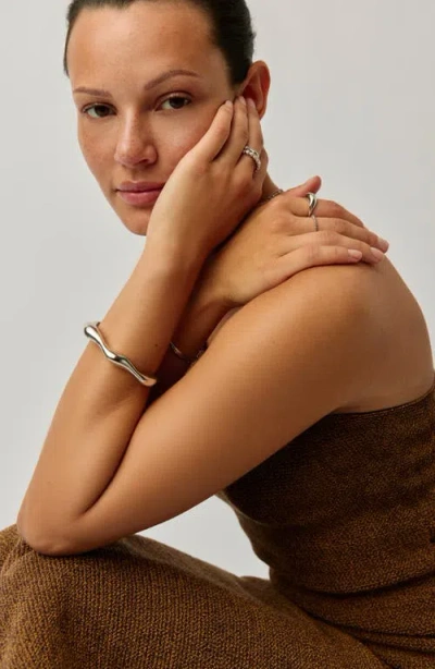 Missoma X Eny Lee Parker Puffy Open Cuff Bracelet