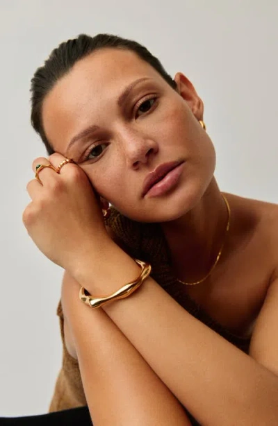 Missoma X Eny Lee Parker Puffy Open Cuff Bracelet