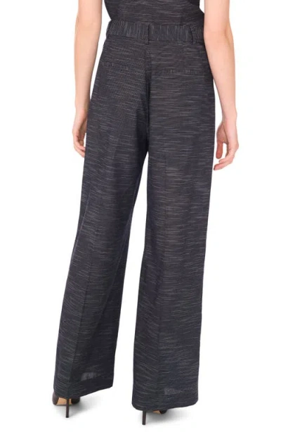 1.state Stripe Button Tab High Waist Wide Leg Pants In Purple