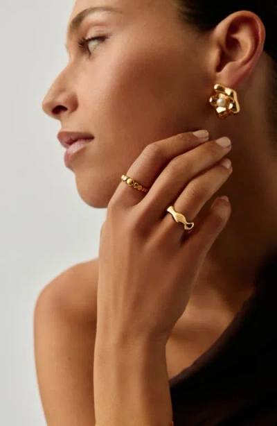 Missoma X Eny Lee Parker Puffy Stacking Ring
