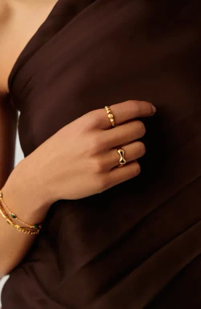 Missoma X Eny Lee Parker Puffy Stacking Ring