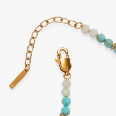 Alex And Ani Turquoise Ombre Semi-precious Beaded Anklet