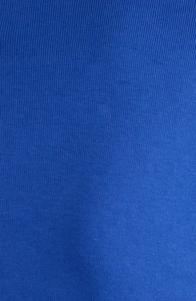 Courrèges Holistic Contrast Cotton Jersey Rib T-shirt Minidress