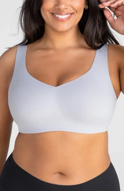 Honeylove V-neck Bra In Gray
