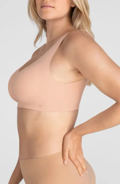 Honeylove V-neck Bra In Pink