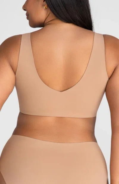 Honeylove V-neck Bra In Pink