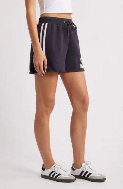 Ptcl X Playboy Varsity Stripe Sweat Shorts In Black