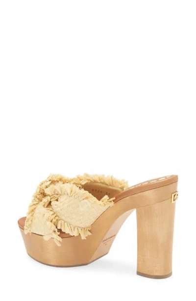 Dolce & Gabbana Dolce&gabbana Raffia Platform Sandal