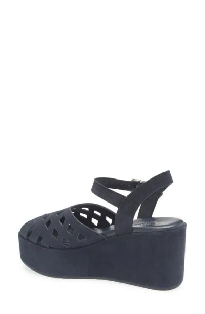 Cordani Jaymie Ankle Strap Peep Toe Platform Wedge Sandal