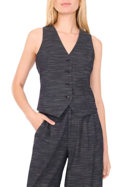 1.state Irregular Stripe Cotton Vest