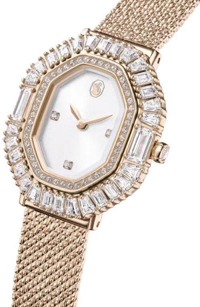 Swarovski Matrix Octagon Mesh Strap Watch, 30mm X 25mm