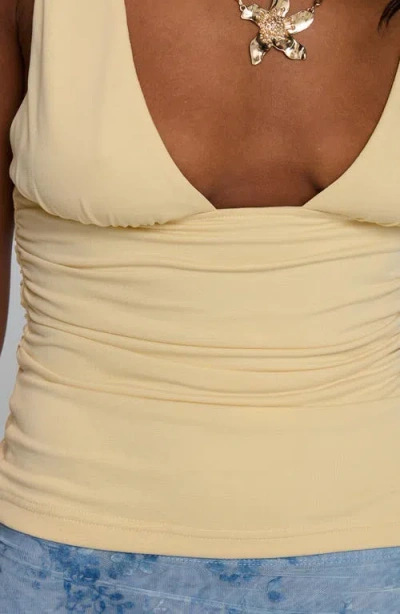 Princess Polly Sublime Ruched Top In Neutral