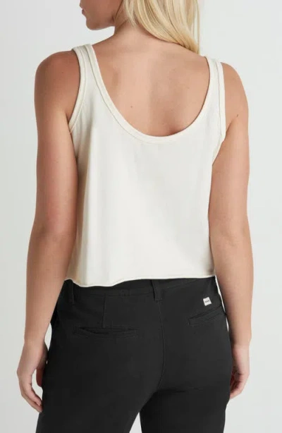 Hurley California Crop Cotton Jersey Tank In White