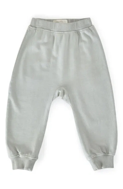 Pehr Organic Cotton French Terry Harem Pants In Green