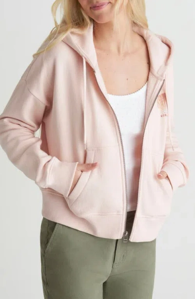 Hurley Shell Yeah Cotton Blend Hoodie In Pink