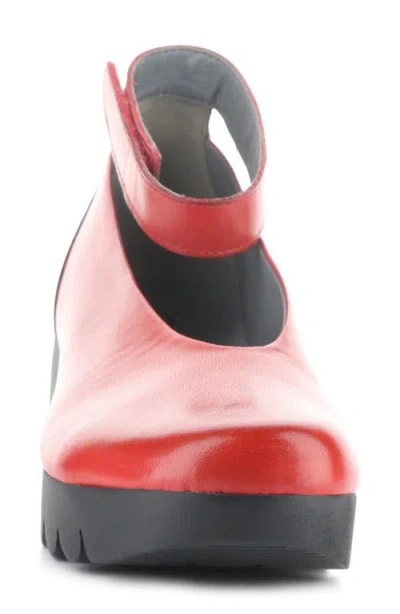 Fly London Vily Ankle Strap Platform Wedge Pump