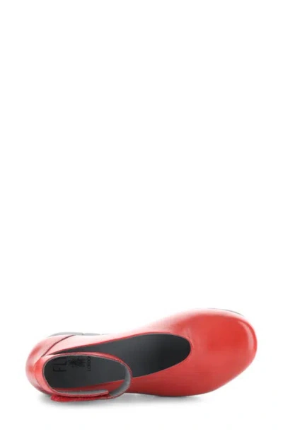 Fly London Vily Ankle Strap Platform Wedge Pump