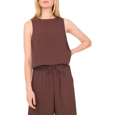 1.state Sleeveless Boxy Twill Top