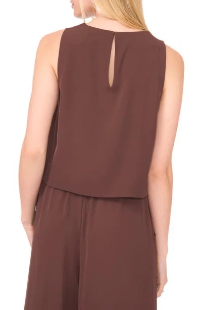 1.state Sleeveless Boxy Twill Top