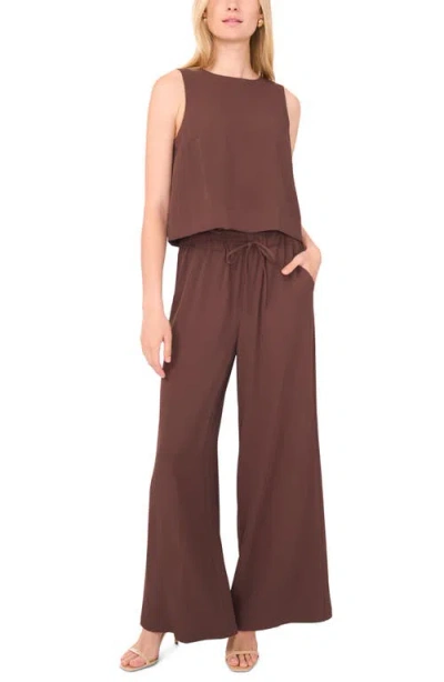 1.state Sleeveless Boxy Twill Top