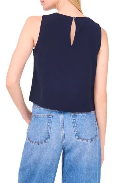 1.state Sleeveless Boxy Twill Top