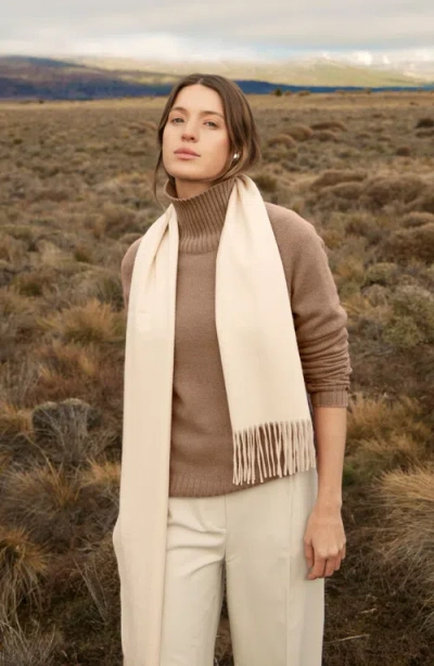 Italic Emma Cashmere Relaxed Turtleneck Sweater In Neutral