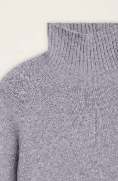 Italic Emma Cashmere Relaxed Turtleneck Sweater In Blue