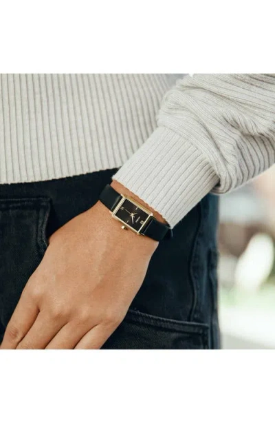 Vincero Ava Leather Strap Watch, 20mm X 14mm