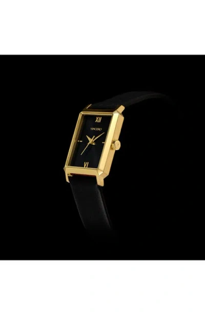 Vincero Ava Leather Strap Watch, 20mm X 14mm