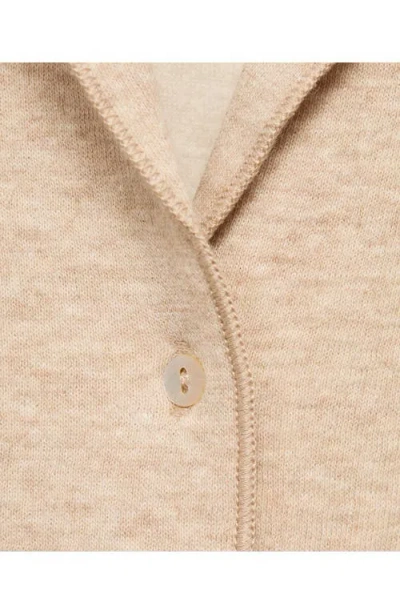 Mango Double Face Cotton Shirt In Neutral