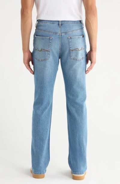 7 For All Mankind The Straight Leg Jeans In Blue