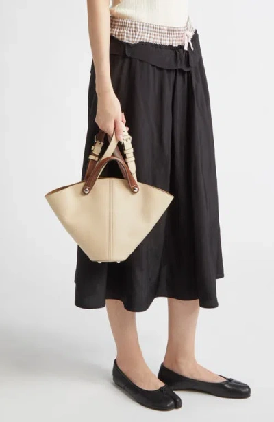 Maison Margiela Small Dress-age Leather Tote
