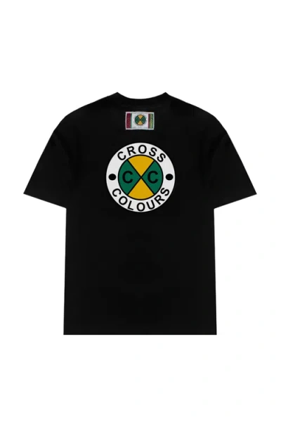 Cross Colours Circle Logo T-shirt In Black