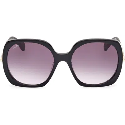 Max Mara Malibu 58mm Gradient Butterfly Sunglasses