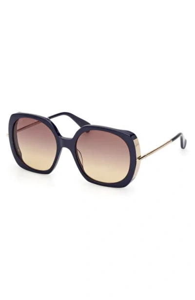 Max Mara Malibu 58mm Gradient Butterfly Sunglasses