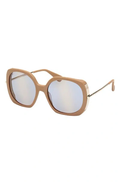 Max Mara Malibu 58mm Gradient Butterfly Sunglasses