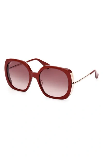 Max Mara Malibu 58mm Gradient Butterfly Sunglasses