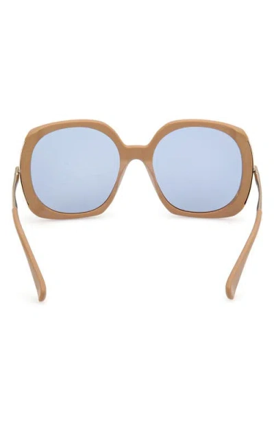 Max Mara Malibu 58mm Gradient Butterfly Sunglasses