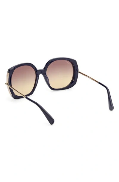 Max Mara Malibu 58mm Gradient Butterfly Sunglasses