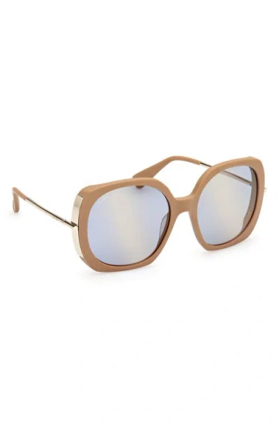 Max Mara Malibu 58mm Gradient Butterfly Sunglasses