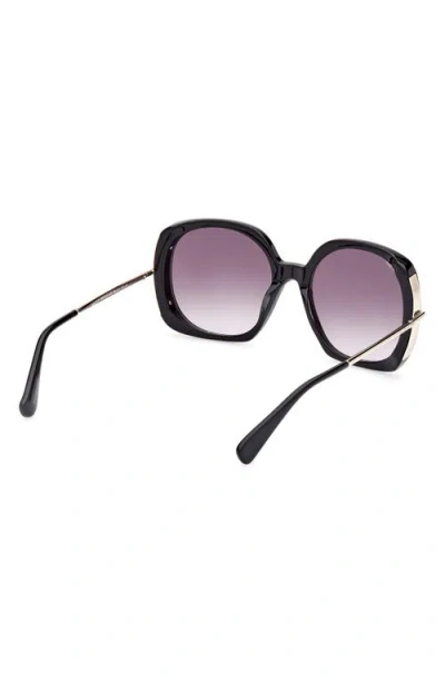 Max Mara Malibu 58mm Gradient Butterfly Sunglasses